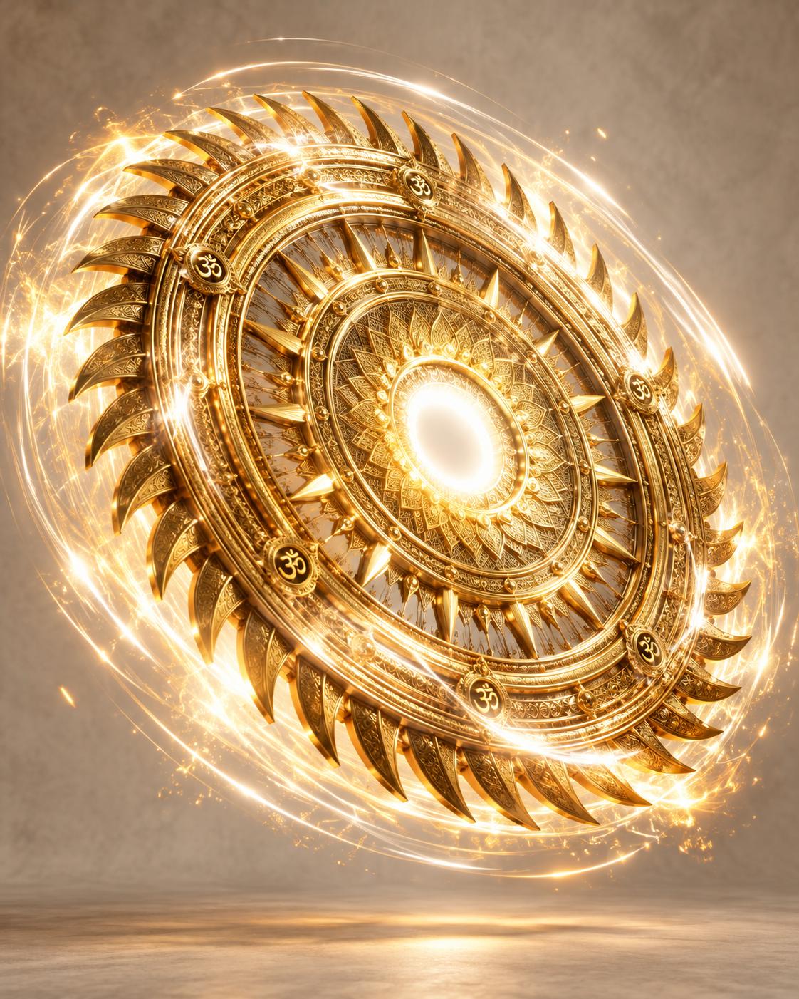 Artefacto: Sudarshana Chakra (Disco Celestial de Vishnu)